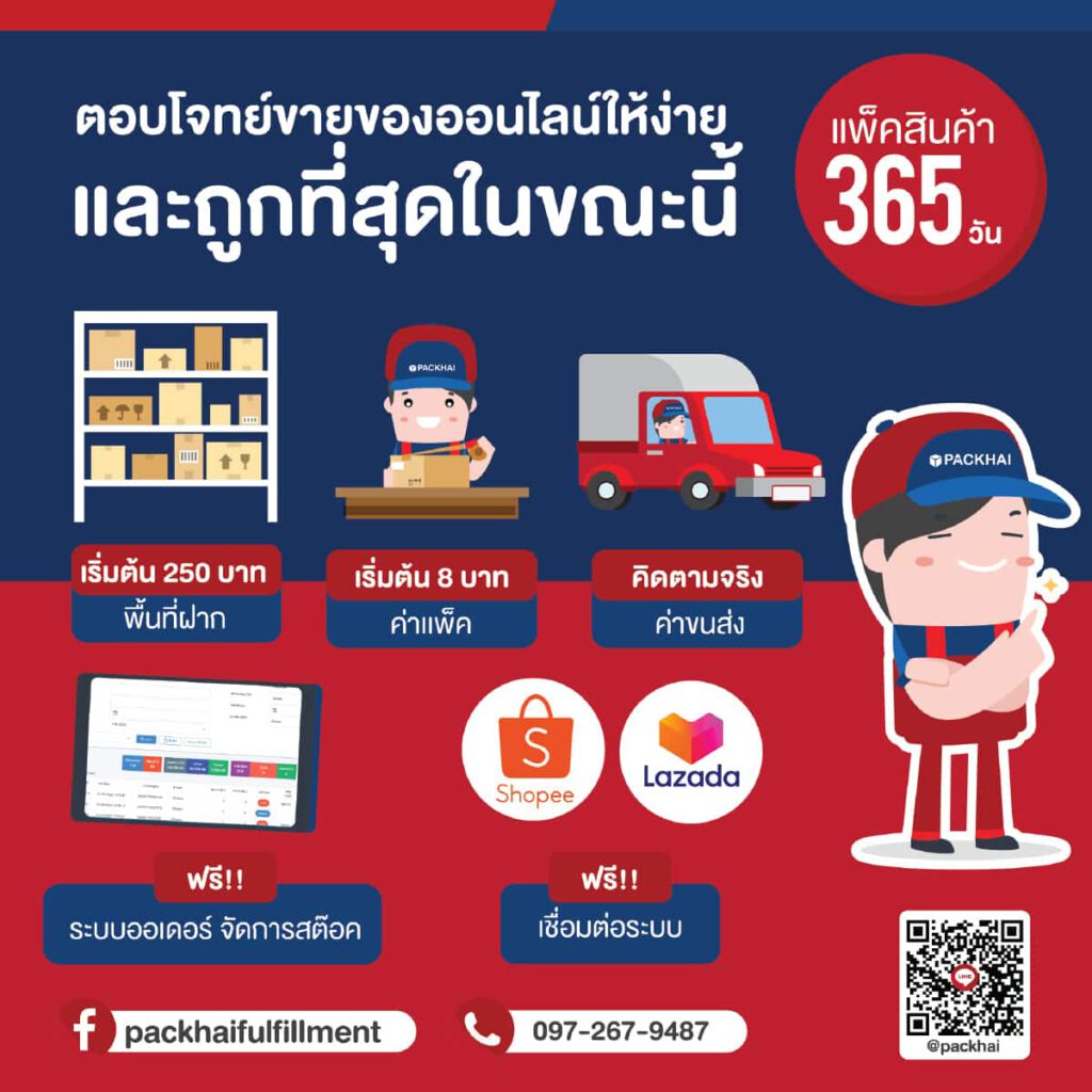 บริการ Fulfillment Packhai