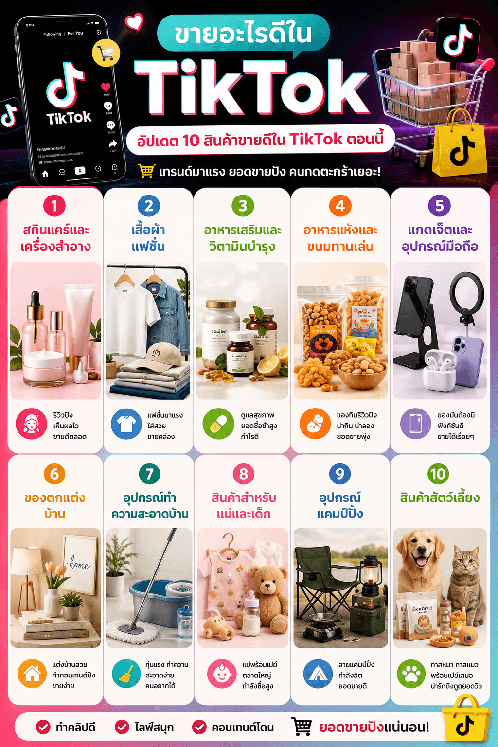 ขายของออนไลน์ในติ๊กต๊อก