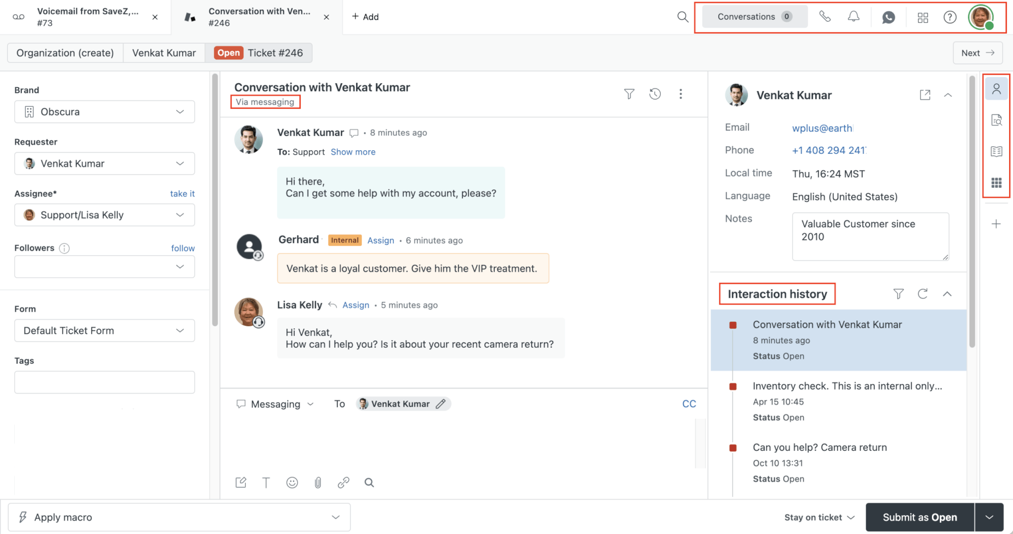 Zendesk โปรแกรมตอบแชทลูกค้า
