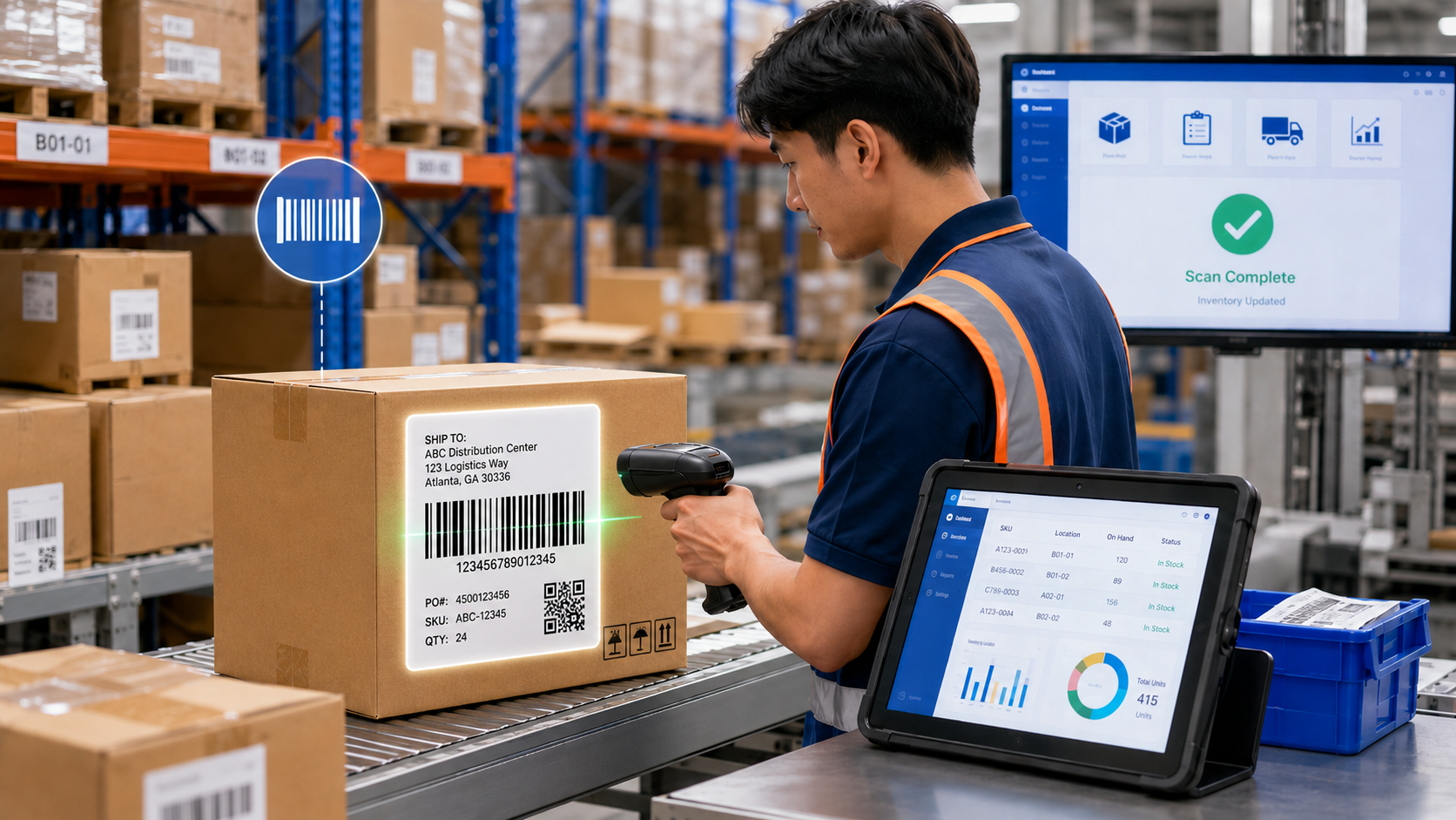 บริษัท packhai จัดการคลังสินค้าด้วยระบบบาร์โค้ด
