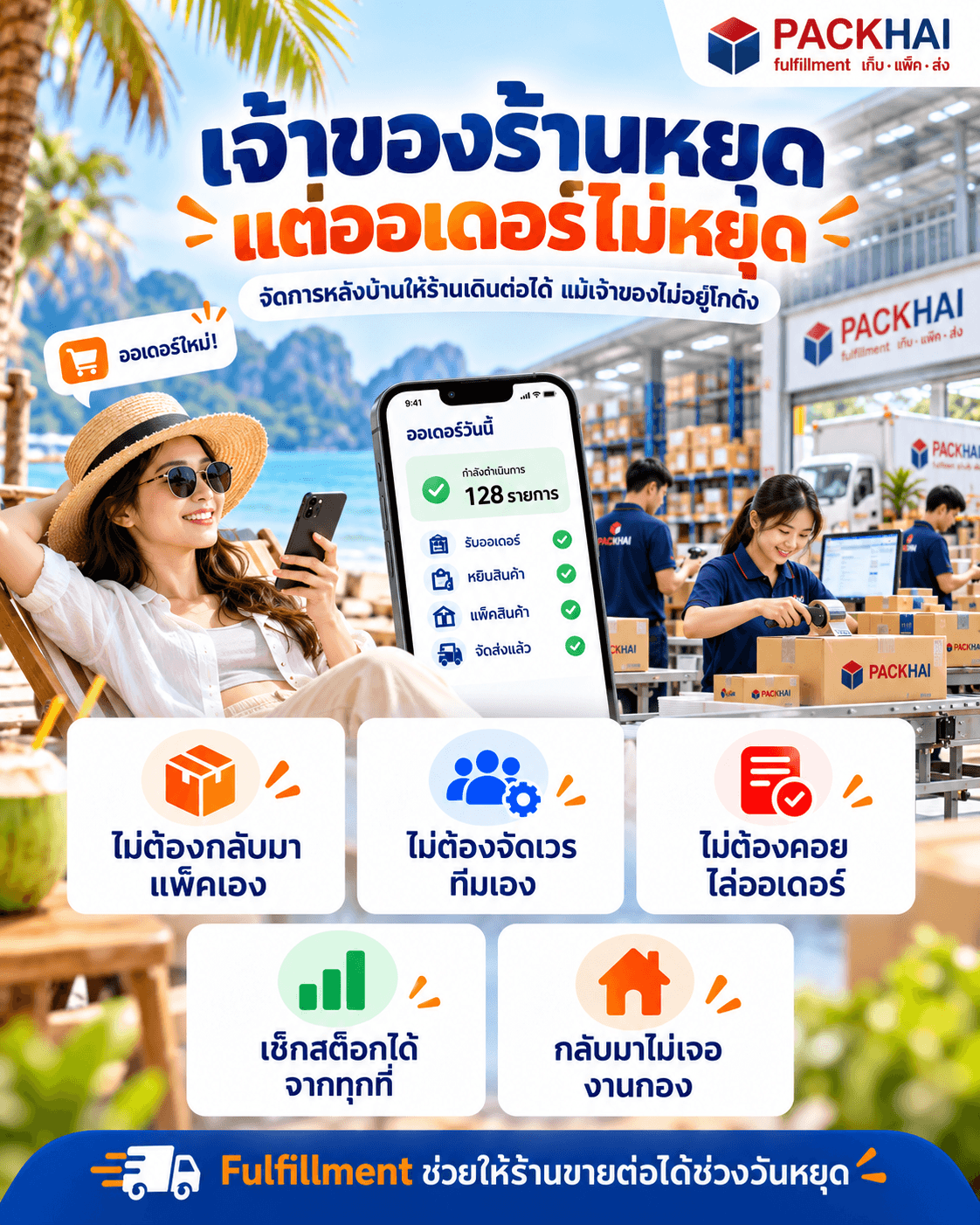 เตรียมสต๊อกสินค้าและงานคลังก่อนโปร 4.4